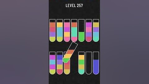 Water Sort Puzzle Level 257 Walkthrough Solution Android/iOS 💦
