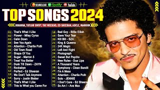 Bruno Mars, Rihanna, Taylor Swift, Selena Gomez, The Weeknd, Ed Sheeran, Justin Bieber💐Top Hits 2024