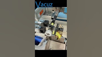 Vacuz Fully Automatic Transformer Bobbin Coil Teflon Tube Inserting Winding Taping Machine Price