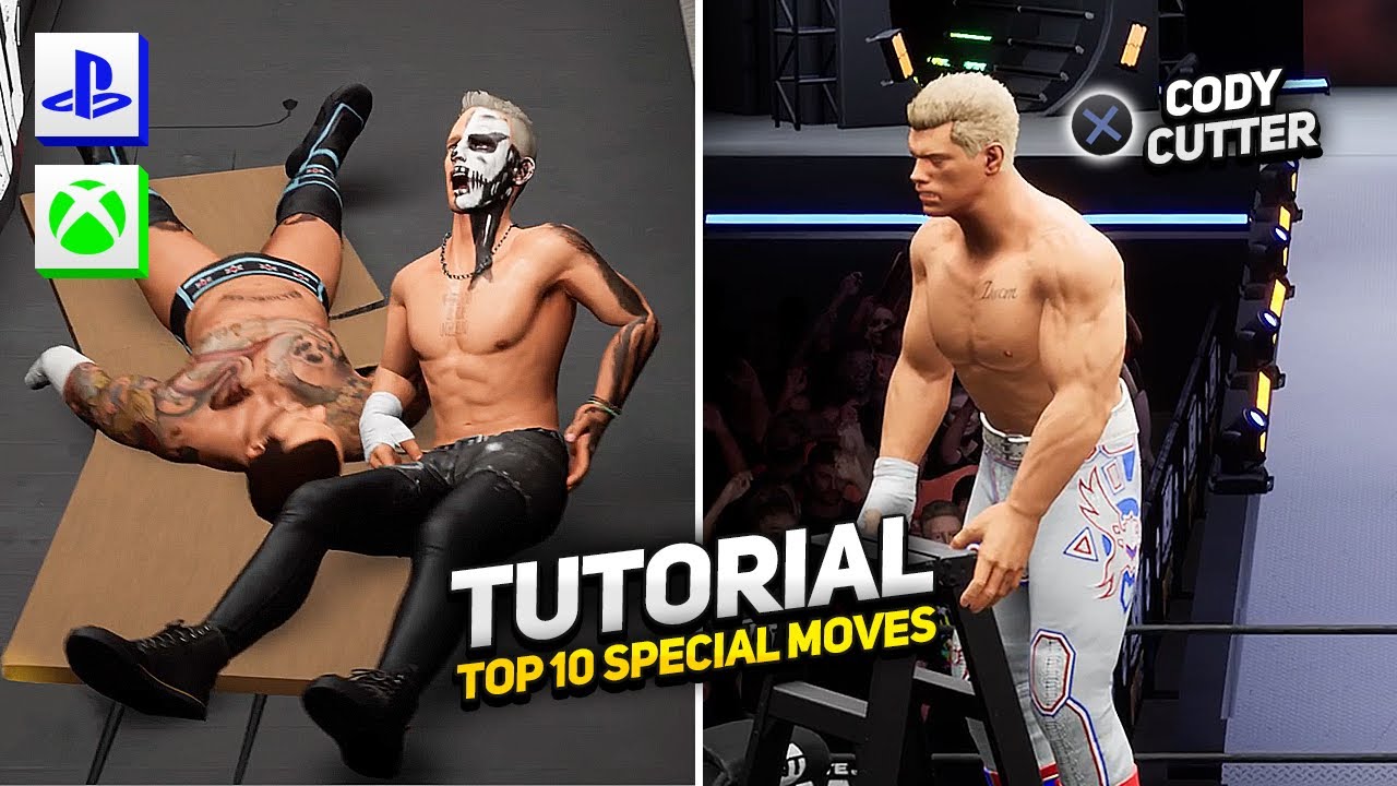 AEW Fight Forever | Top 10 Hidden Special Moves Tutorial and Guide 🎮