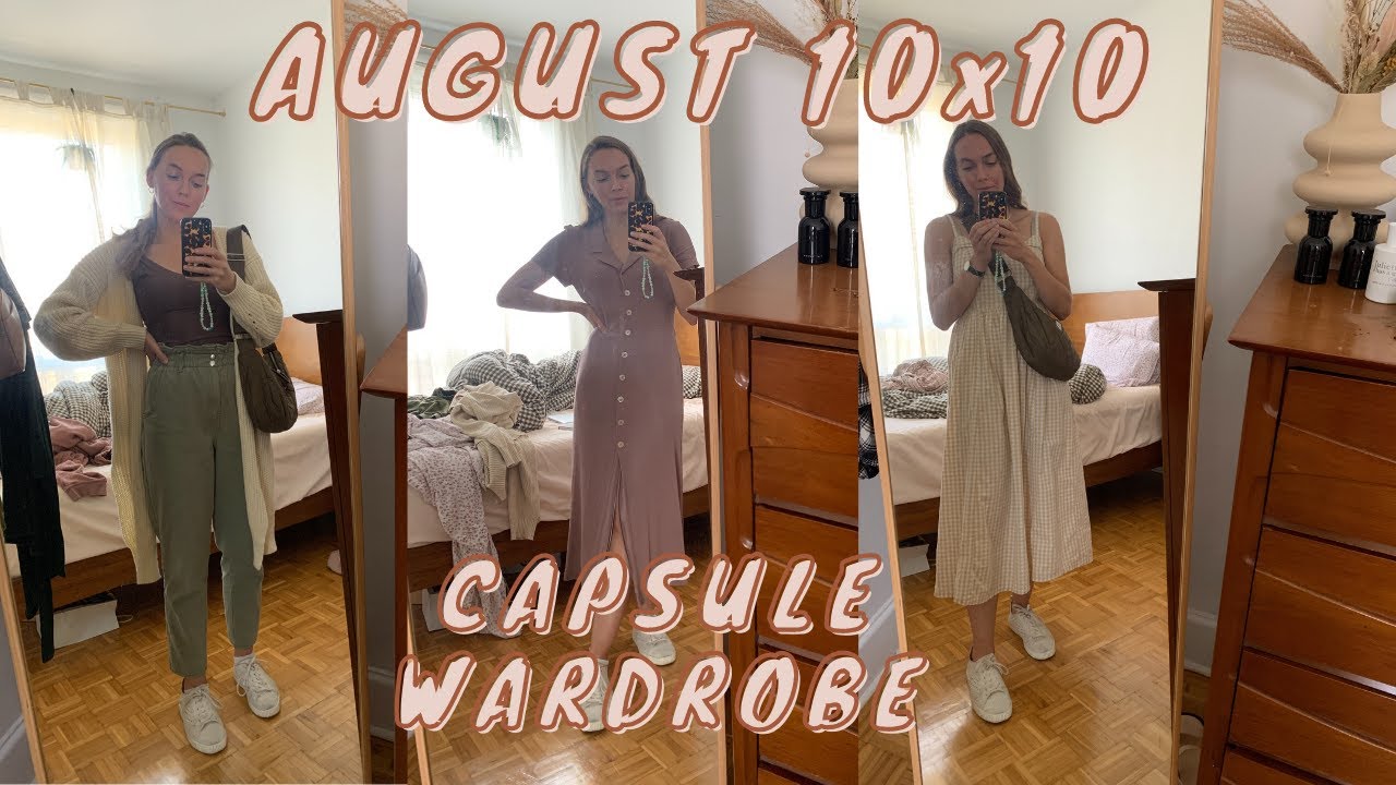 August 10x10 Capsule Wardrobe | What I wear in a week
