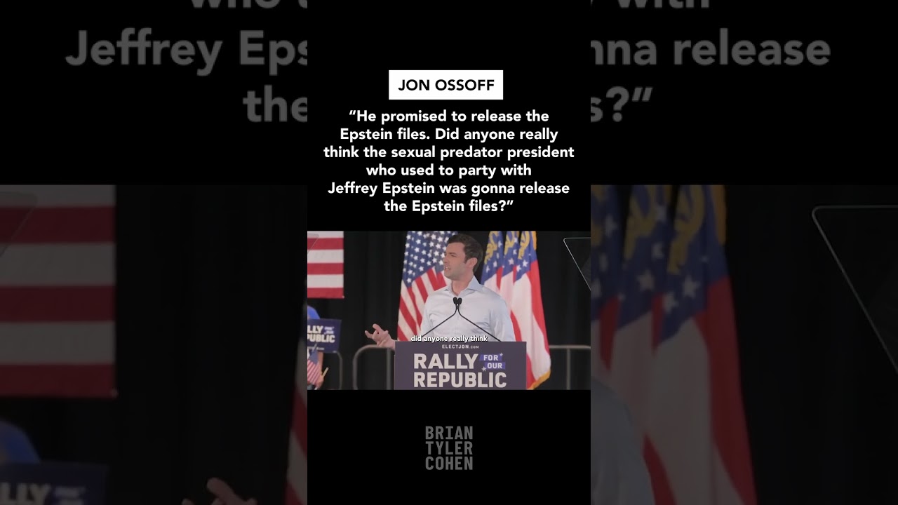 Jon Ossoff SHREDS Trump over Epstein drama