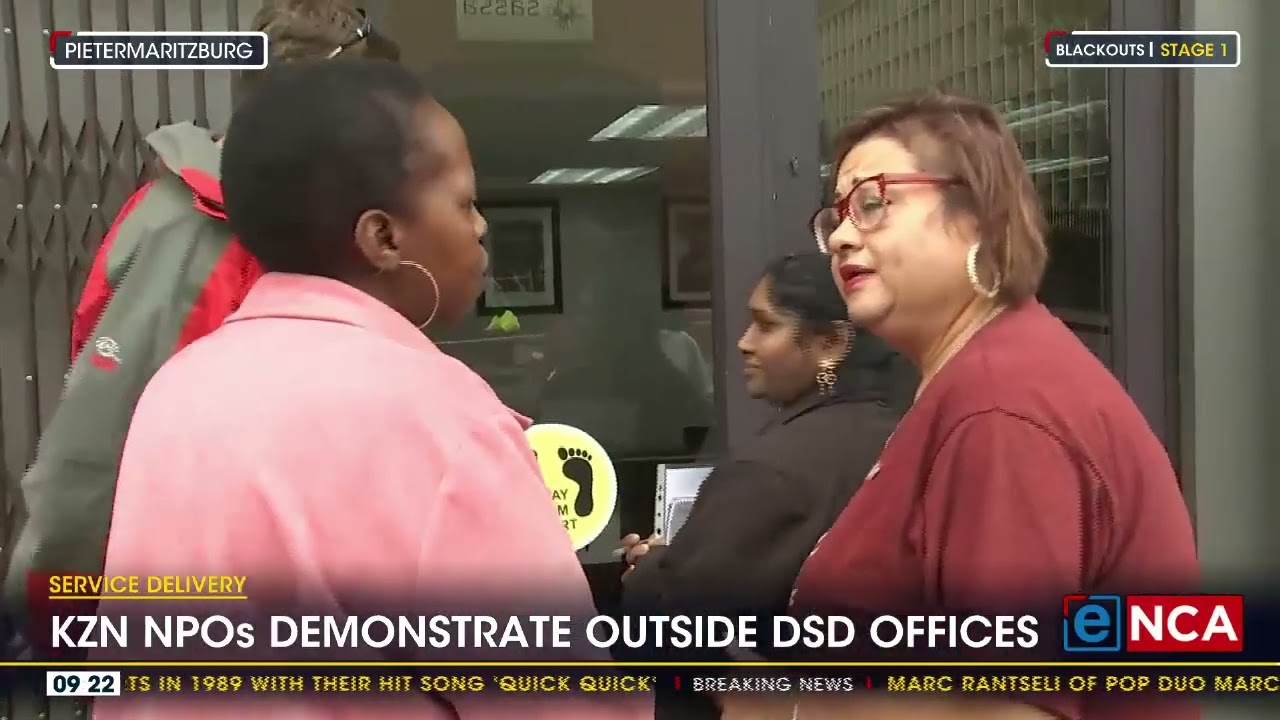 Service Delivery | KZN NPOs demonstrate outside DSD offices