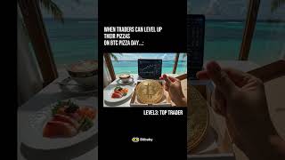 💸When your crypto levels up with your lunch... #shorts #lifestyle #pizzaday #trading #crypto