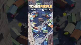 Cozy Town Management Game | Townspeople 🏰 #shorts #shortsgame