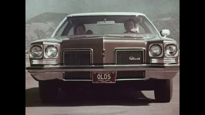 1972 Oldsmobile Delta 88 Commercial Long Version Bumper Demonstration