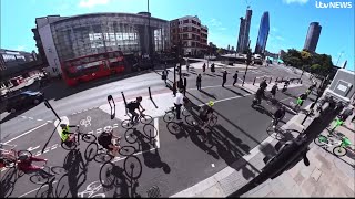 Hundreds of London cyclists caught jumping red lights… in just one hour