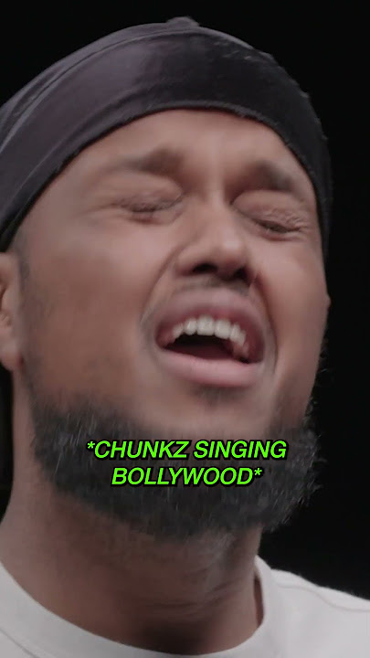 @Chunkz shows off his Bollywood vocals!
