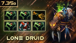 [OFFLANE] MIND_CONTROL LONE DRUID 7.35b | #Dota2 #4K