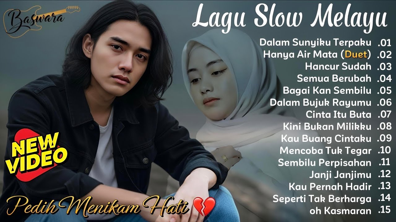 SLOW ROCK MELAYU TERBARU 2026 💔Patah Hati – Dalam Sunyiku Terpaku