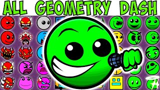 ALL GEOMETRY DASH Test | FNF Character Test | Gameplay VS Playground screenshot 5