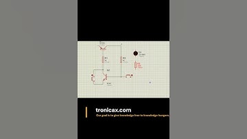 Electronic latching circuit - tronicax.com #shorts  #shortsvideo #short #electronic #circuit
