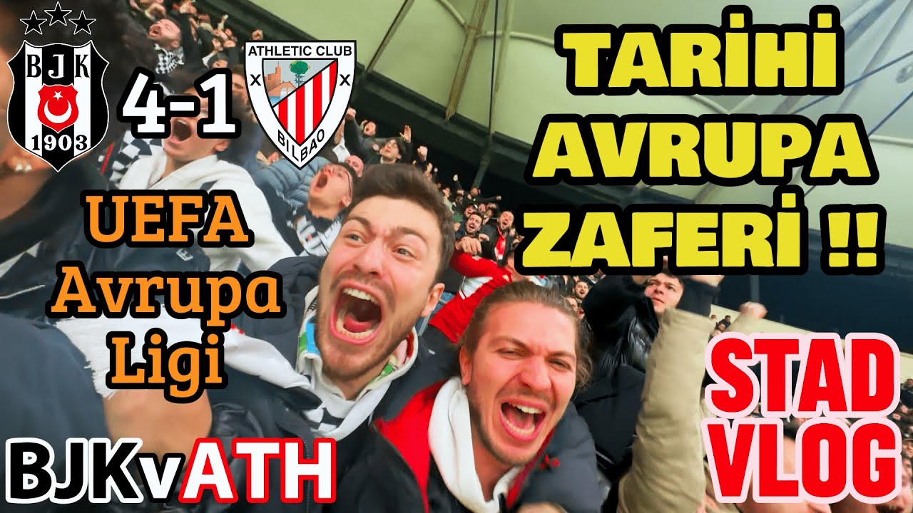BEŞİKTAŞ'TAN TARİHİ AVRUPA ZAFERİ!! | Beşiktaş 4-1 Athletic Bilbao | STAD VLOG | Maçın Hikayesi