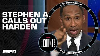 Stephen A.: Only one person should be investigated and it’s James Harden! | NBA Countdown