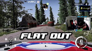 WRC 10 Gameplay - Finland Shakedown Flat Out - World Rally Championship