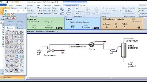 Aspen HYSYS Lecture 06 Flash Separator