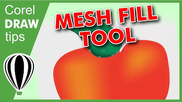 Mesh fill tool in CorelDraw