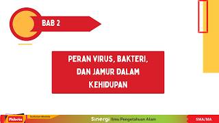PPT Sinergi IPA SMA Kelas X Bab Peran Virus, Bakteri, dan Jamur dalam Kehidupan