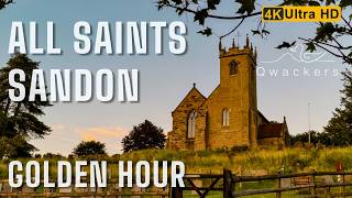 All Saints Sandon. At the end of the evening