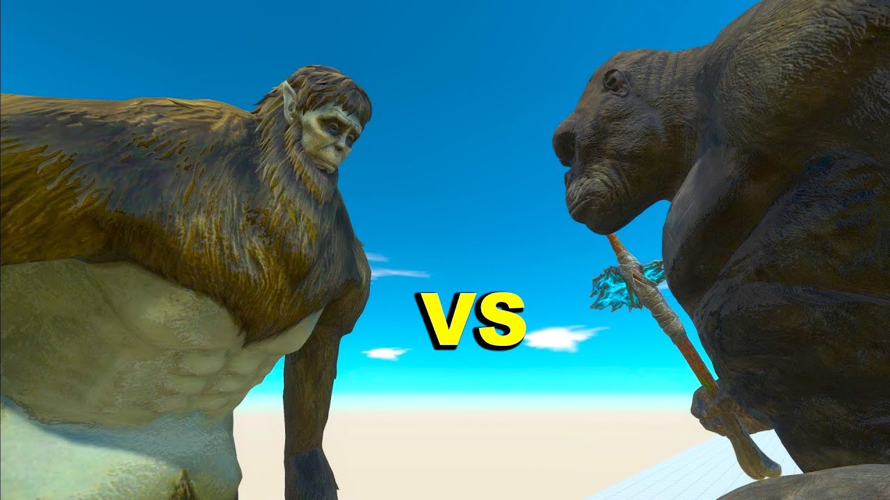 Kong vs beast Titan 5 round no cut animal revolt battle simulator