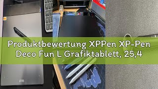 Produktbewertung XPPen XP-Pen Deco Fun L Grafiktablett, 25,4 x 15,2 cm, mit passivem Eingabestift, 8