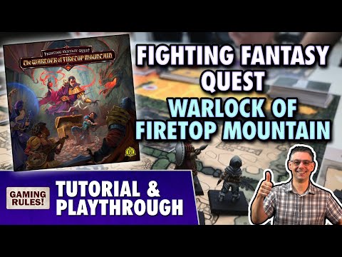 Fighting Fantasy Quest: The Warlock Of Firetop Mountain - Tutorial & Playthrough