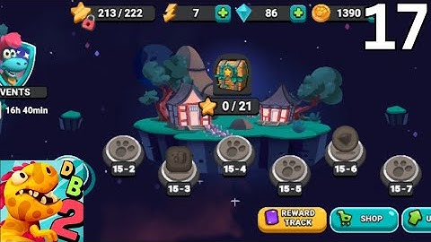 Island 15 | Level 1-7 | Dino Bash: Travel Through Time | android gameplay