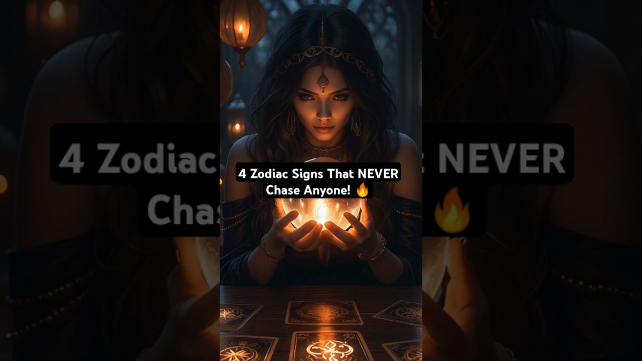 4 Zodiac Signs That NEVER Chase Anyone! 🔥💔