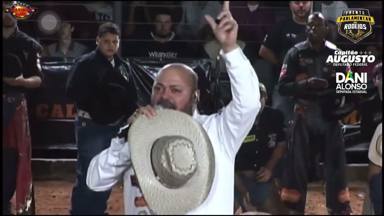 Oração na arena de Nova Luzitânia-SP 2023 com Claudiney Mathias