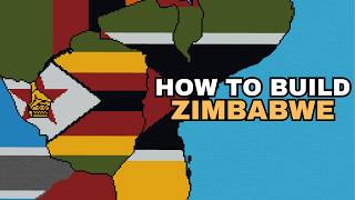 Zimbabwe - World Flag Map Tutorial [Part 87] [Minecraft]
