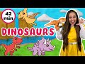 Dinosaurs for kids  colours numbers feelings  activities  learnings for toddlers