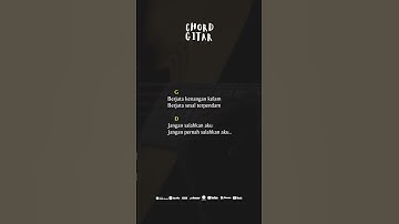 Chord Gitar Cokelat - Dendam #shorts