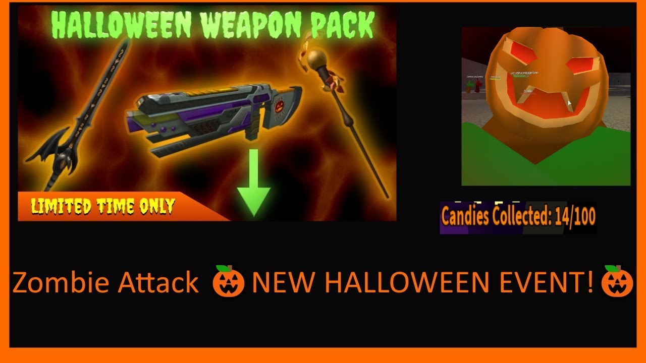 Roblox Zombie Attack New Halloween Event Youtube