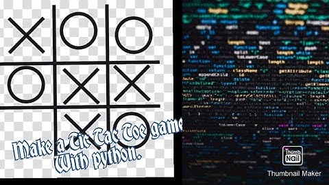 Create a Tic Tac Toe game with python 🤟 🤟 project-4.