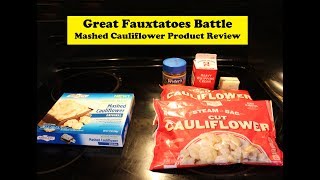 Atkins Diet Product Reviews: Fauxtatoes & Mashed Cauliflower Low Carb Showdown