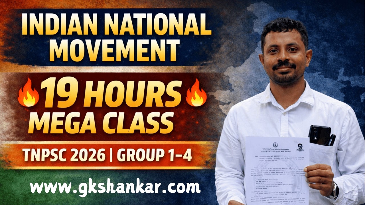 TNPSC INM One Shot 2026 | Indian National Movement Complete Revision|Freedom Struggle|Group 1,2,2A,4