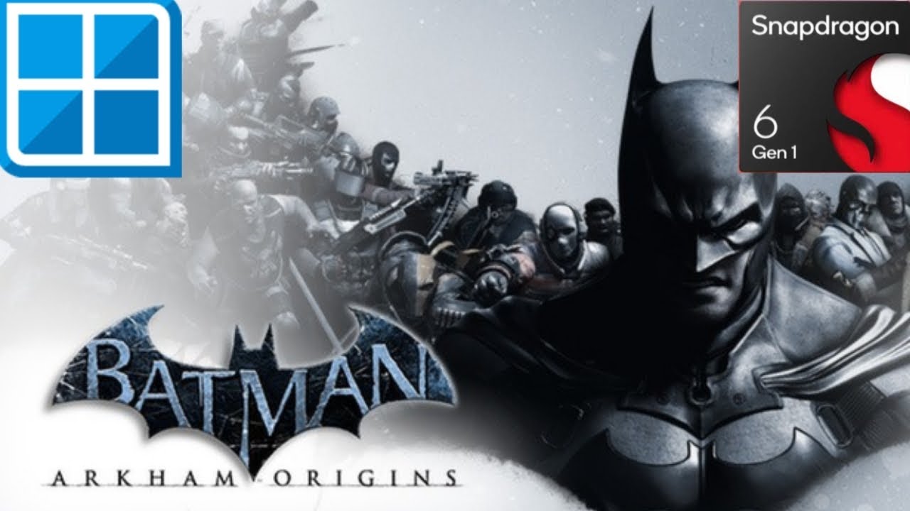 Batman Arkham origins Pc In Android | Snapdragon 6 Gen 1 | Winlator Bionic Ludashi  | fix stuturing,