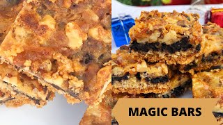 MAGIC BARS RECIPE | CHRISTMAS SPECIAL EASY MAGIC BARS RECIPE | HOW TO MAKE CHEWY & GOOEY MAGIC BARS