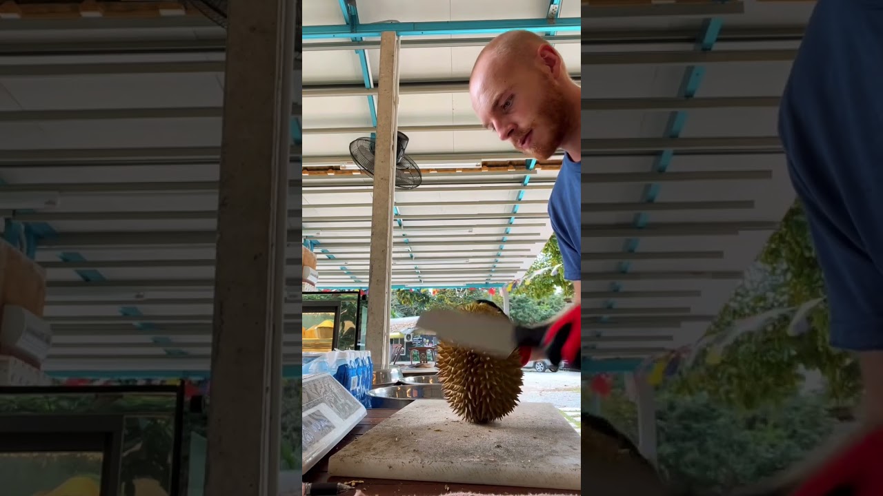 How to Cut and Eat Durian - World’s Smelliest Fruit
