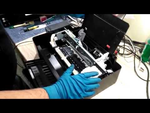 Как разобрать принтер epson l200 видео