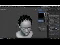 African braided hair in blender