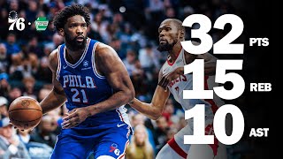 Joel Embiid Puts Up Triple-Double In Win