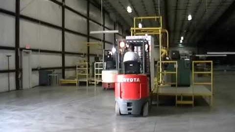 PALLETIZING - Unloading Full pallets.flv