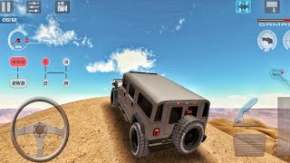 Offroad Drive Desert Gameplay - Offloading Havy Mountain 4×4 Offroad Driving SUV - Android Gameplay screenshot 1