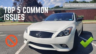 5 Common Issues (G37/370z)  **WATCH THIS BEFORE BUYING!