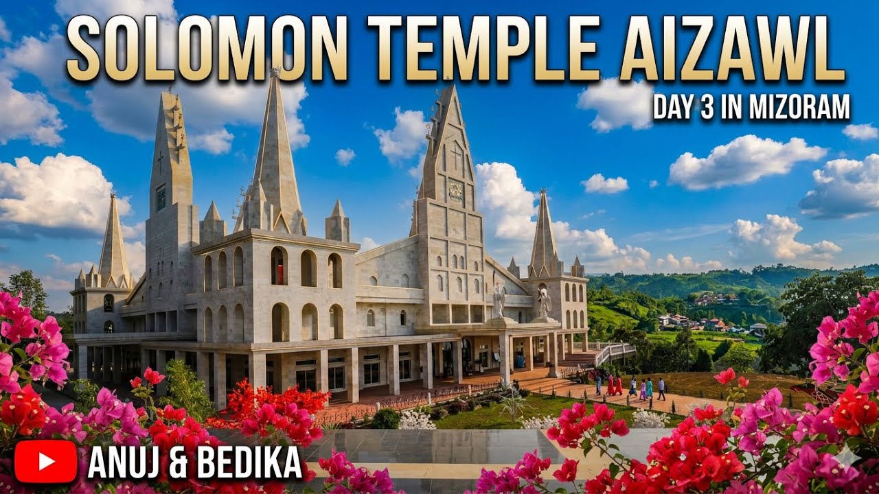 Mizoram Day 3 ⛰️| Barabazar | KV Paradise | Solomon Temple 😍| Must Visit places of Aizawl