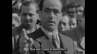 The famous speech of anarchist Juan Garcia Oliver in homage to Buenaventura Durruti (1937)