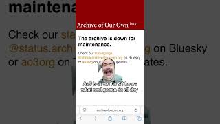 Famous My AO3 is down!!! #fanfiction #fandom #ao3 #wattpad #booktube Wealth