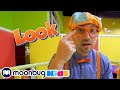 Blippi Learns the 5 Senses - Blippi | Kids Cartoons & Nursery Rhymes | Moonbug Kids