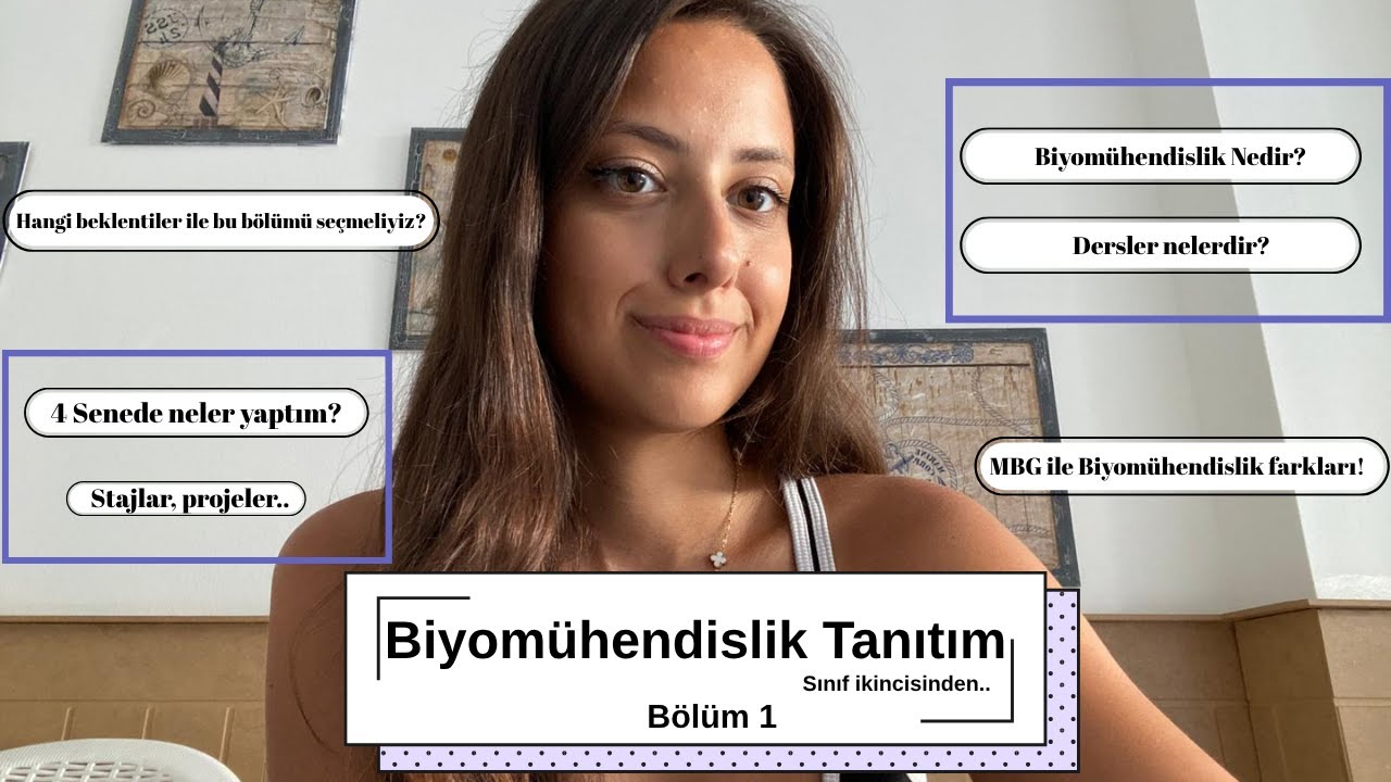Biyomühendislik Tanıtım | Bölüm 1 | Biyomühendislik Nedir, Dersler, 4 Senede Neler Yaptım